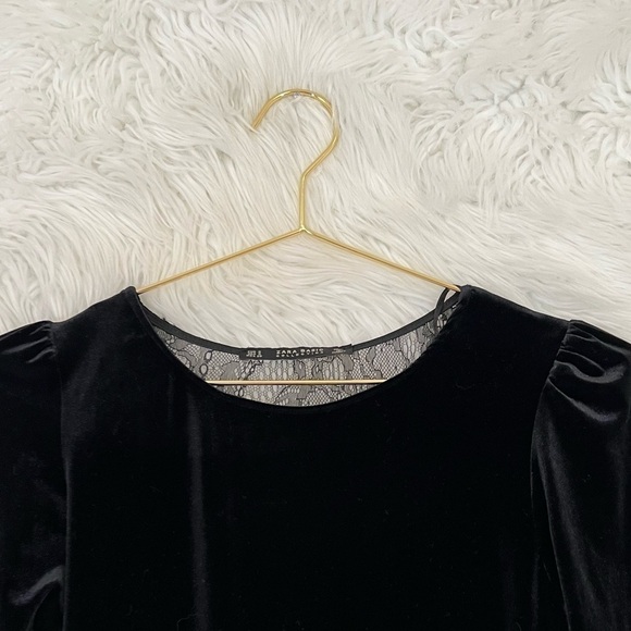 Zara Velvet Lace Open-Back Sheath Dress - Picture 10 of 11